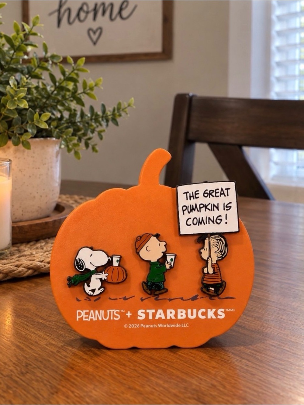 Starbucks x Peanuts Snoopy PUMPKIN PIN SET
